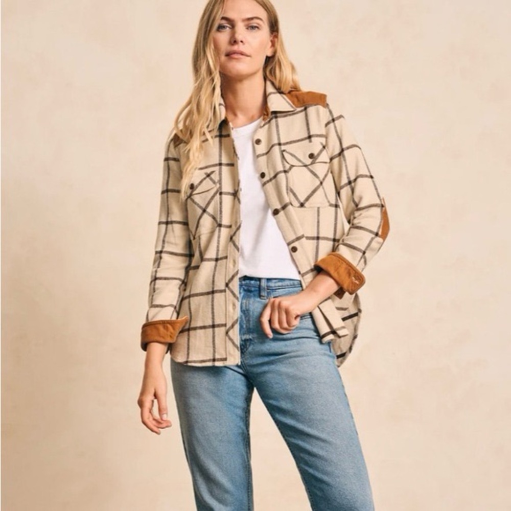Faherty Daly Shirt in Olivia Plaid Size S